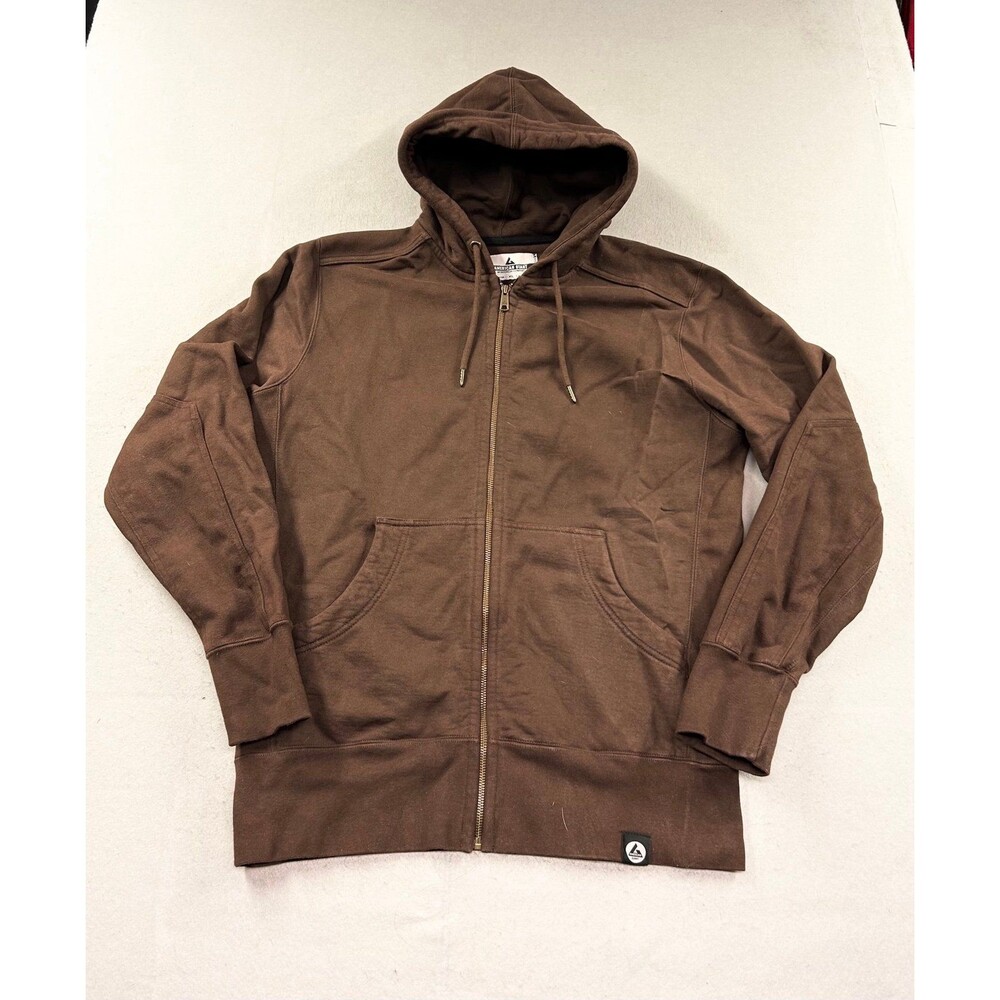 American Giant Classic Heavyweight Hoodie XL Espresso Brown Cotton
